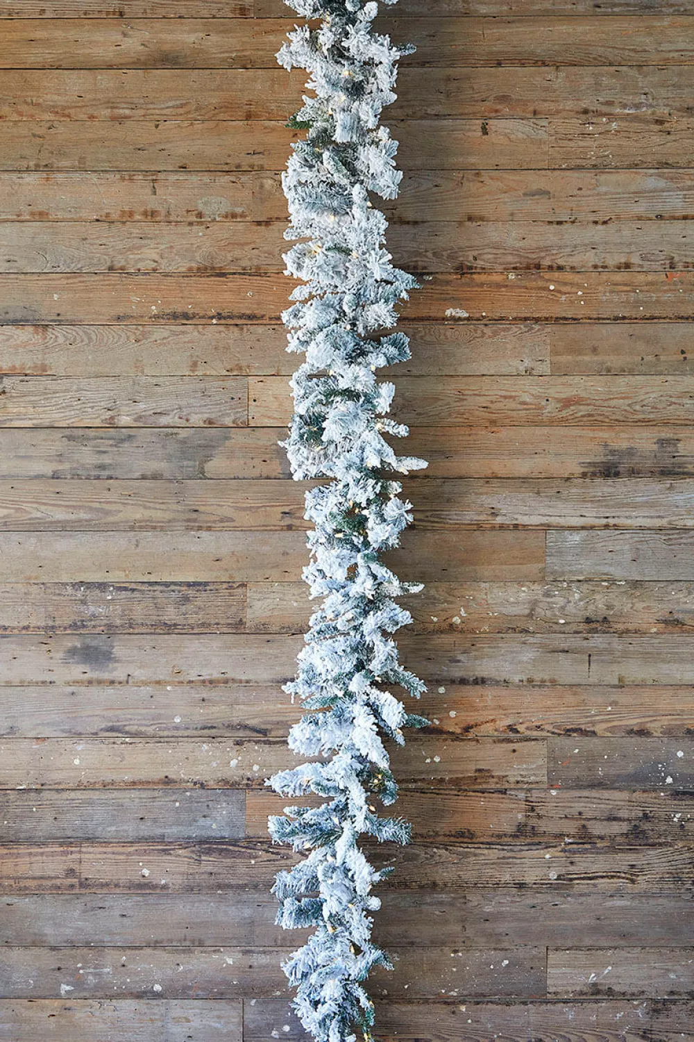 Decorator's Warehouse 9' x 14" LED Flocked Balsam Garland > Christmas Decor|Outdoor Lighting