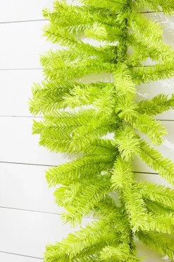 Decorator's Warehouse 9' x 14" Lime Green Garland > Christmas Decor|Outdoor Lighting