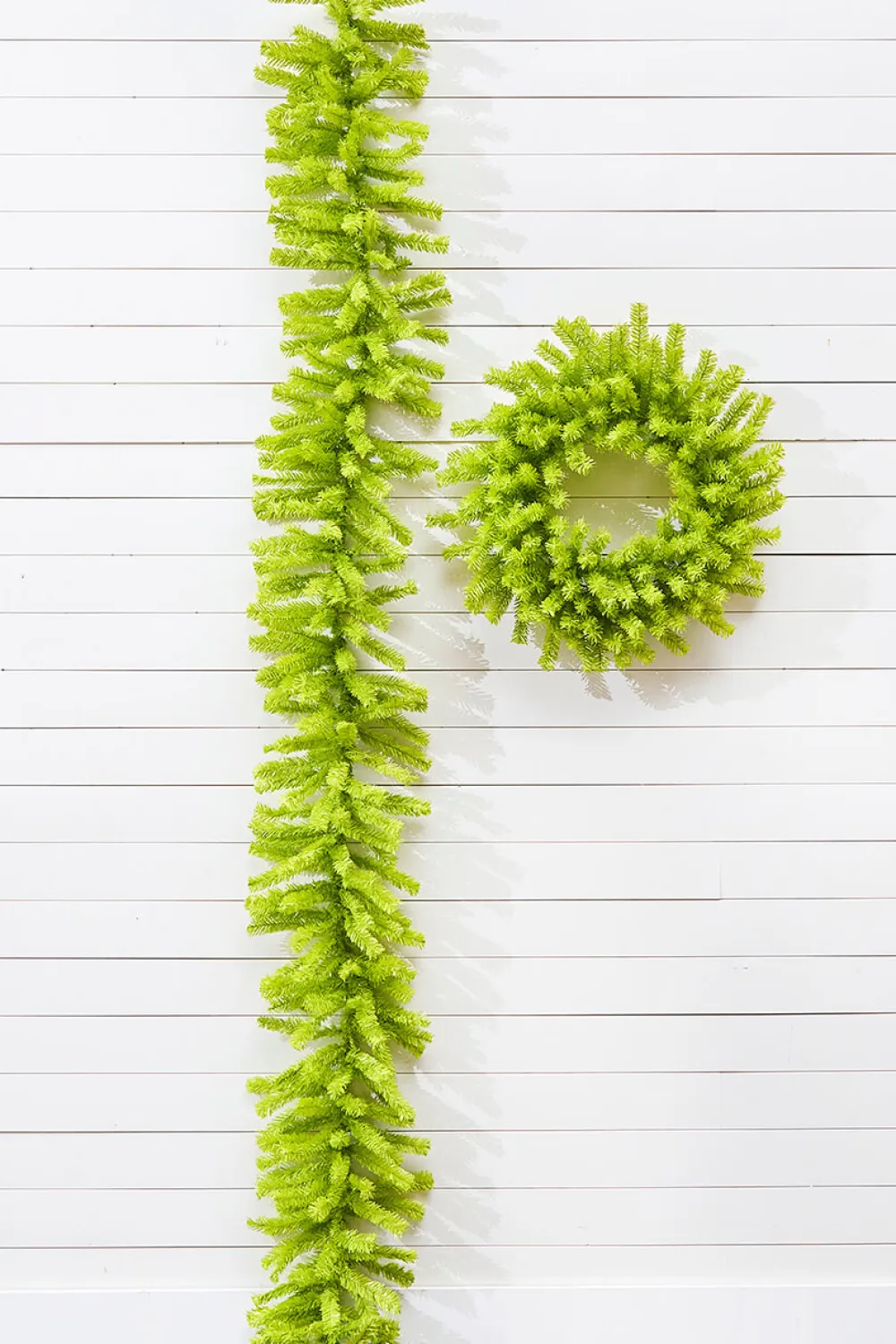 Decorator's Warehouse 9' x 14" Lime Green Garland > Christmas Decor|Outdoor Lighting