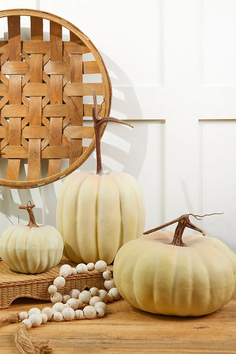 Decorator's Warehouse 9" x 5" Lite Green Latex Harvest Pumpkin Vine > Fall Decor|Fall Decor
