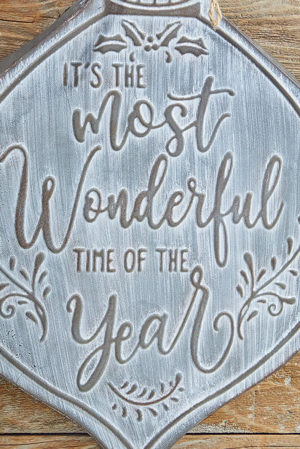 Decorator's Warehouse 14" x 20" Metal Most Wonderful Time Wall Piece > Winter Woodland