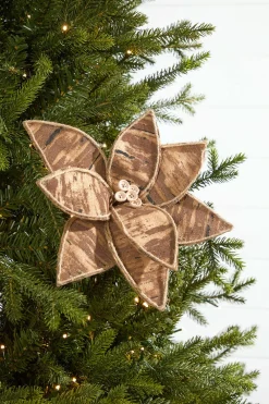 Decorator's Warehouse 19" x 10" Natural Poinsettia Stem > Cardinal|Christmas Decor