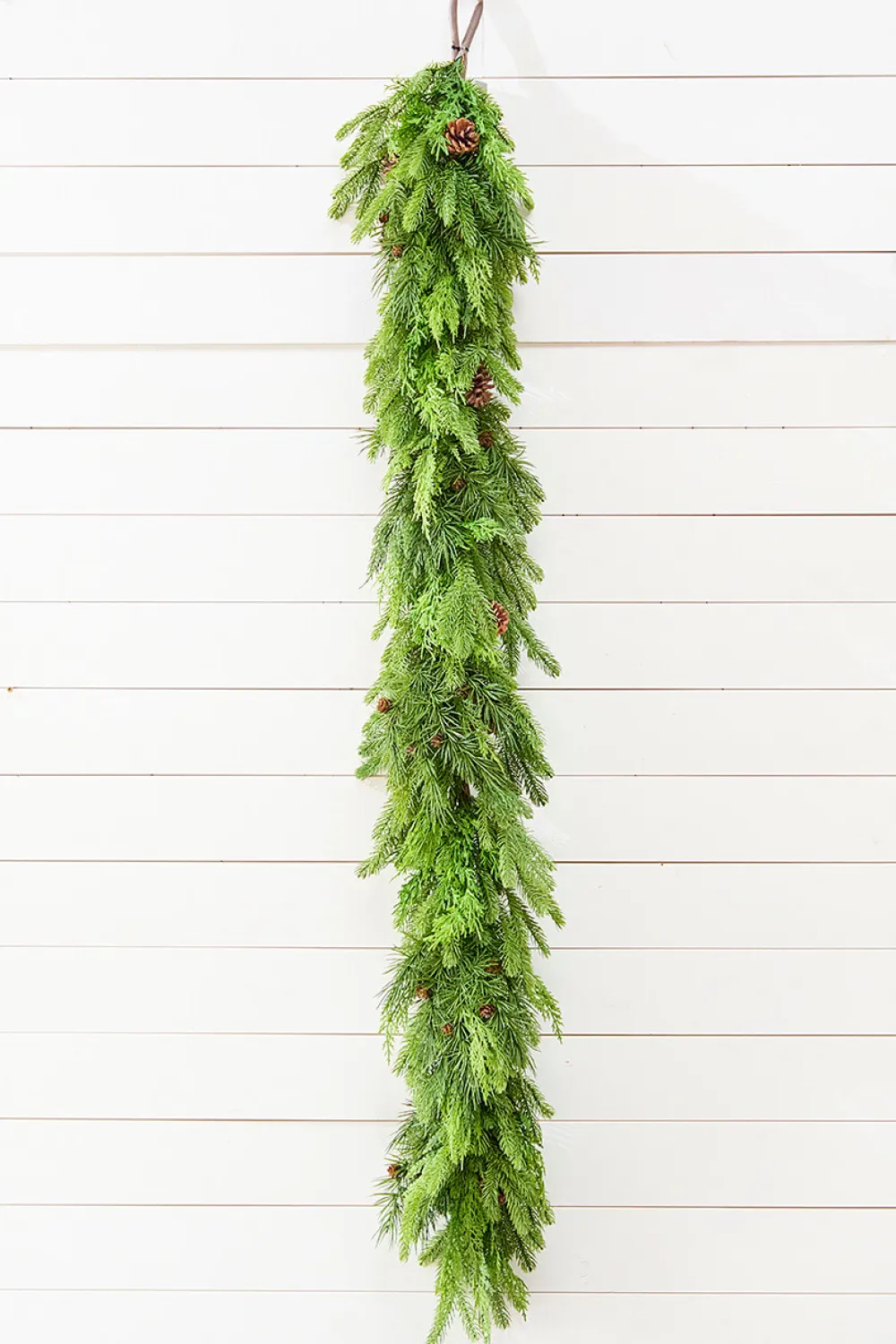 Decorator's Warehouse 72" x 12" Natural Touch Mix Evergreen Garland > Real Touch Garlands|Cardinal