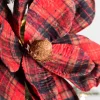 Decorator's Warehouse 22” x 11" Plaid Magnolia Stem > Christmas Sale|Christmas Decor