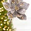 Decorator's Warehouse 19" x 10" Platinum Magnolia Stem > 2026 New Additions|Sage & Pearl
