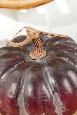 Decorator's Warehouse 9" x 5" Plum Harvest Pumpkin Vine > Fall Decor|Fall Decor