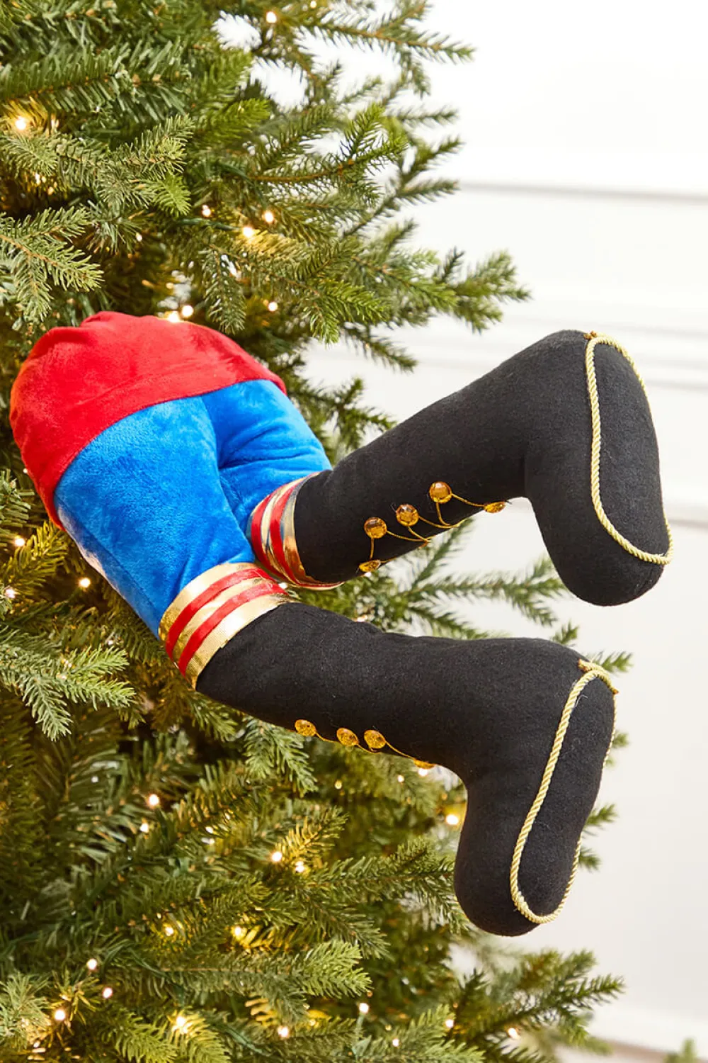 Decorator's Warehouse 19" x 7.5" Plush Nutcracker Legs > Nutcracker|Christmas Decor
