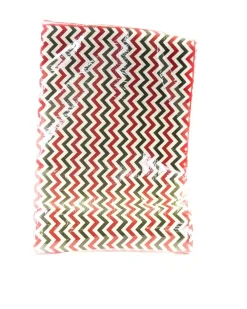 Decorator's Warehouse 14" x 72" Red and Green Chevron Fabric Garland/Runner > Sale|Christmas Sale