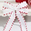 Decorator's Warehouse 13.5" x 9" White Bow Ornament > Christmas Decor|Storyville