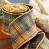 Decorator's Warehouse 4" x 5 Yard Cotton Highlands Luxe Plaid Ribbon > Winter Woodland|Christmas Ribbon
