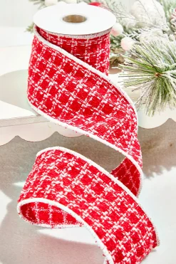 Decorator's Warehouse 4" x 5 Yard Cozy Christmas Knit Ribbon > Kristin'S Picks|Believe