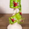 Decorator's Warehouse 2.5” x 10 Yard Green Happy Holidays Christmas Ribbon > Christmas Ribbon|Christmas Decor
