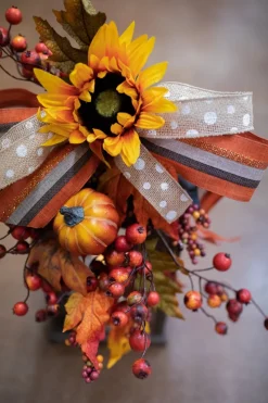 Decorator's Warehouse 1.5” X 10 Yard Jute Polka-Dot Ribbon > Fall Decor|Fall Decor