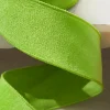 Decorator's Warehouse 2.5" x 10 Yard Lime Green Velvet Wired Ribbon > Christmas Decor|Christmas Ribbon