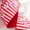 Decorator's Warehouse 4" x 5 Yard Red & White Stripe with Embroidered Nutcracker Ribbon > Christmas Ribbon|Santa'S Sweet Shoppe
