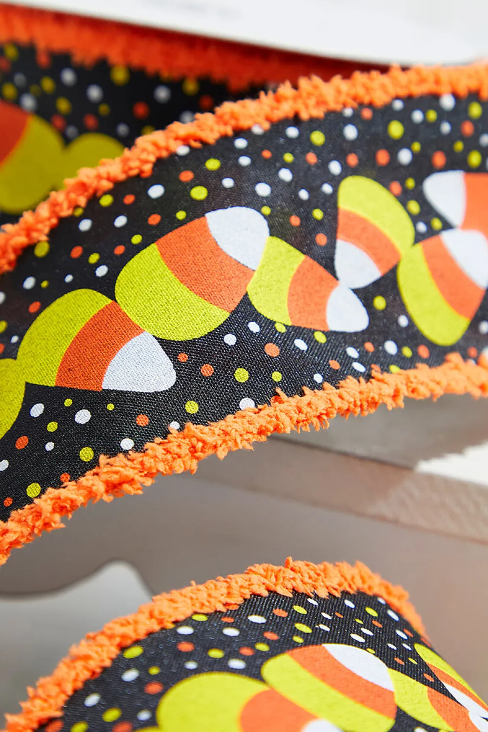 Decorator's Warehouse 2.5" x 10 Yards Candy Corn Ribbon > Halloween|Halloween