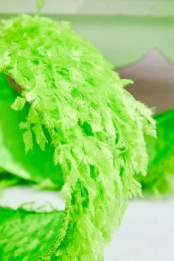 Decorator's Warehouse 2.5" x 10 Yards Furry Green Ribbon > Kristin'S Picks|Storyville