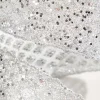 Decorator's Warehouse 4" x 10 Yard Silver Mesh Wired Ribbon > Christmas Ribbon|Valentine'S Ribbon