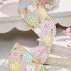 Decorator's Warehouse 2.5" x 10 Yards Light Canvas Rabbit Eggs Ribbon > Easter Decor|Easter Decor