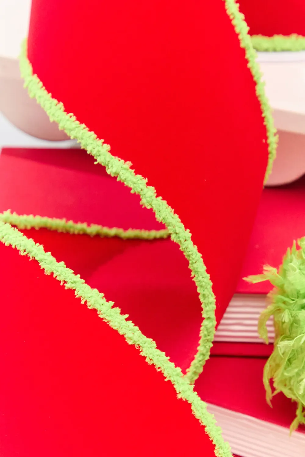 Decorator's Warehouse 4" x 10 Yards Red Velvet Ribbon > Christmas Ribbon|Christmas Decor