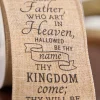 Decorator's Warehouse 2.5" x 10 Yard The Lord's Prayer Ribbon > Christmas Ribbon|2026 New Additions