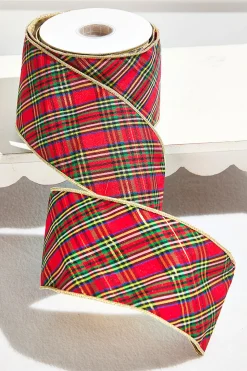 Decorator's Warehouse 4" x 10 Yard Traditional Holiday Plaid Ribbon > Kristin'S Picks|Christmas Ribbon
